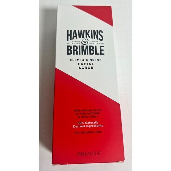 Hawkins & Brimble Elemi Ginseng face wash Scrub NEW In Box - Picture 1 of 5